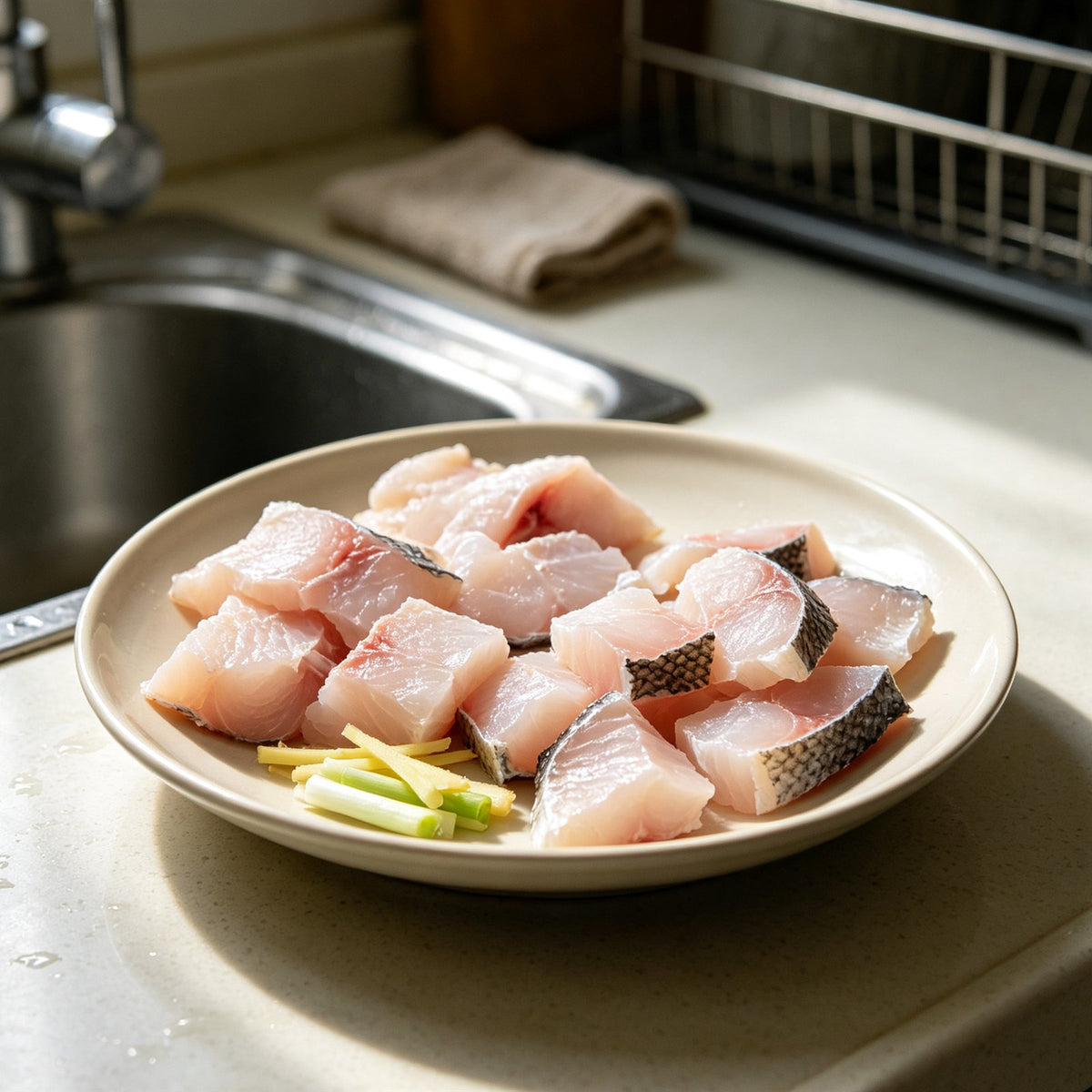 Crisp Grass Carp Fish Slices