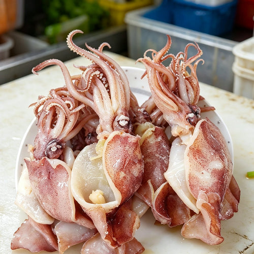 Fresh Tender Whole Baby Squid