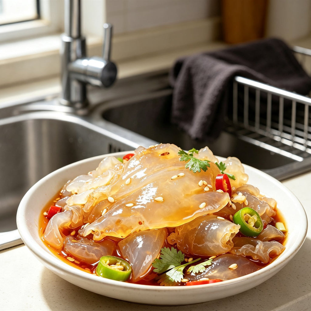 Premium Marinated Jellyfish Salad Strips