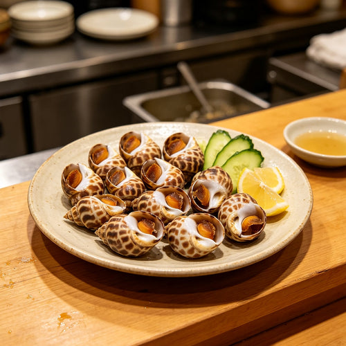 Fresh Spotted Babylon Sea Snails