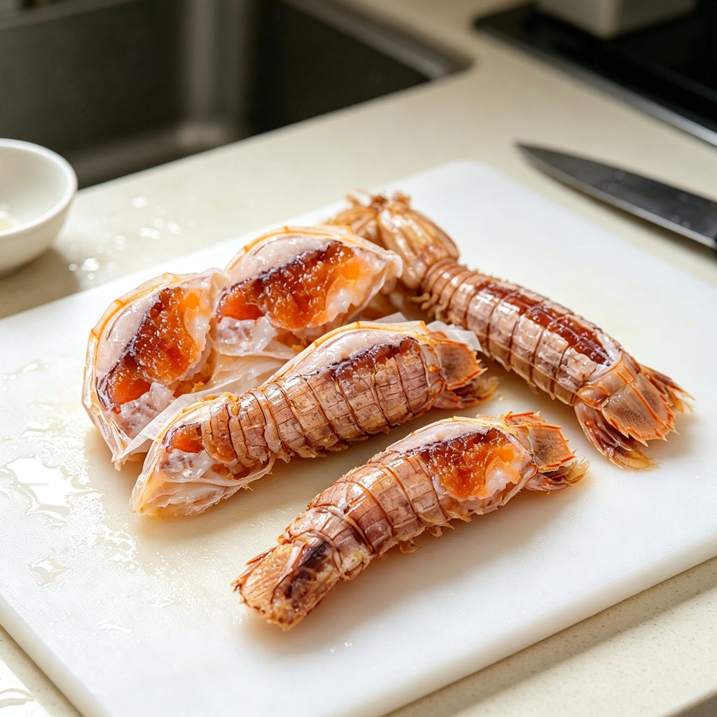 Fresh Mantis Shrimp With Roe